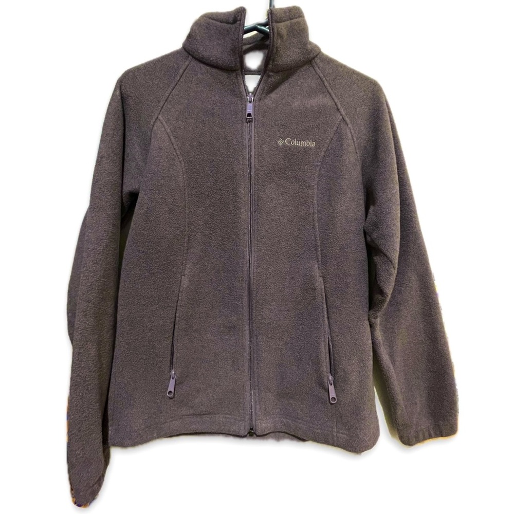 SOLD🚨Columbia EUC Zipper Jacket in Lilac/Grey (S)